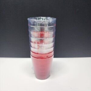 Shot Glasses Vodka Be My Valentine Plastic Set of 8 - NEW